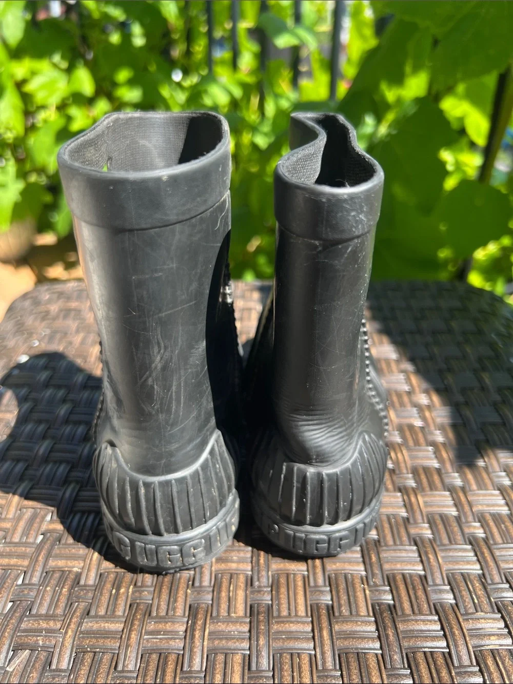 UGG Black Kids' Pull-On Rain Boots